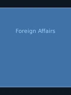 Foreign Affairs