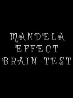 Mandela Effect Brain Test