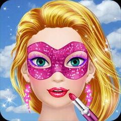 Superhero Girl Salon: Kids Makeup and Dressup Game