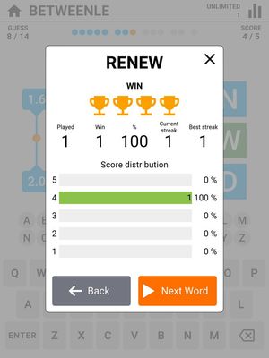 Betweenle screenshot 4