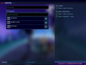 Data: Corruption screenshot 1