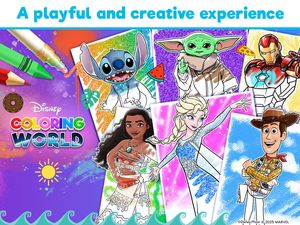 Disney Coloring World screenshot 1