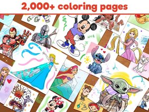 Disney Coloring World screenshot 2