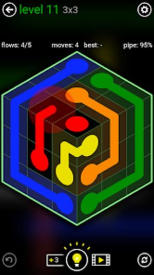 Flow Free: Shapes screenshot 1