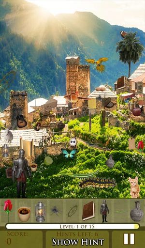 Hidden Object: Cursed by Diamonds screenshot 1