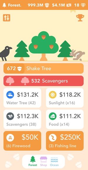 Idle Acorns screenshot 1