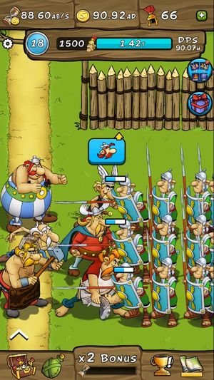 Idle Asterix screenshot 1