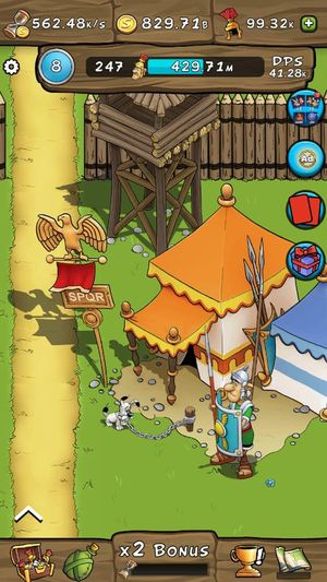 Idle Asterix screenshot 2