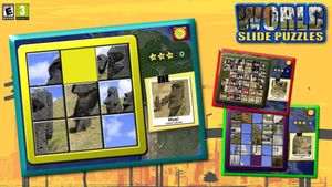Kids Slide Puzzle World mystic squares 15 game screenshot 1