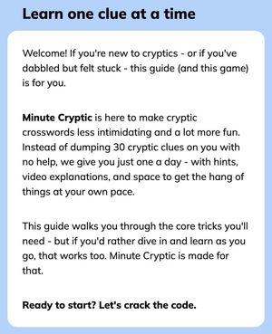 Minute Cryptic screenshot 4