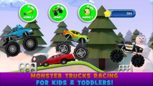 Monster Trucks Kids Racing Game screenshot 1