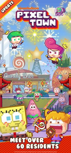 Nickelodeon Pixel Town screenshot 1