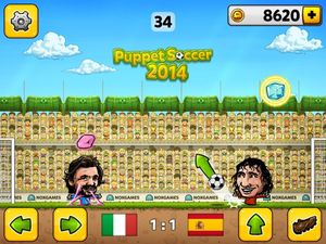 Puppet Soccer 2014 screenshot 2