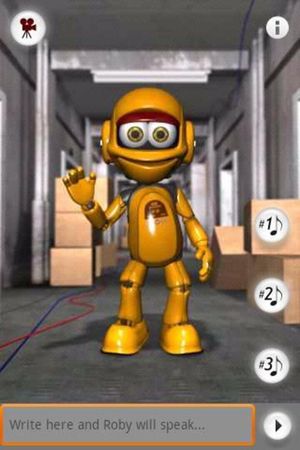 Talking Roby the Robot screenshot 1