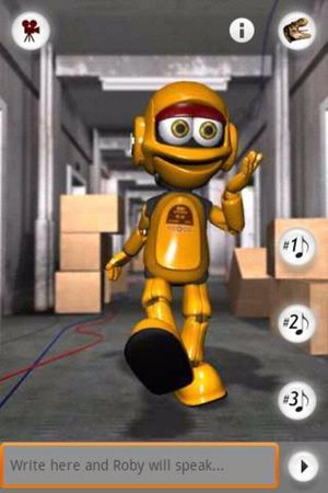 Talking Roby the Robot screenshot 2