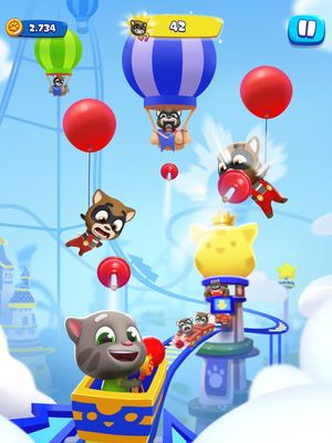 Talking Tom Blast Park screenshot 1
