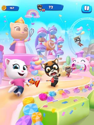 Talking Tom Blast Park screenshot 2