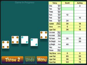 Yatzy for iPad screenshot 1